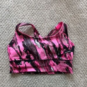 Pink Lululemon Energy Bra